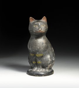 Molded and decorated cat