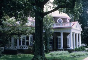 Monticello, designed by Thomas Jefferson