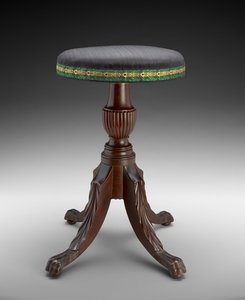 Music stool by American School