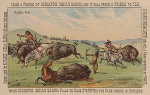 Native American Hunting Buffalo