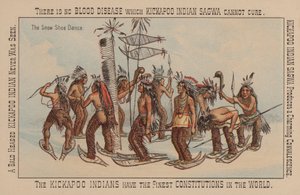 Native American snow shoe dance