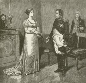 Napoleon announcing to Josephine her Divorcement by American School