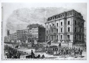 New York City: Demonstration of the Colored Inhabitants of New York in Honor of the Adoption of the Fifteenth Amendment to the Constitution of the United States, April 8th 1870, from 