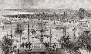 New York in the 19th Century by American School