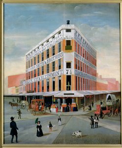 No.7 12 Bowery, NYC, c.1837-39 by American School