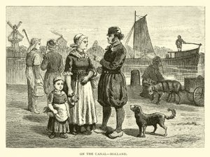 On the canal, Holland by American School