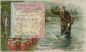 Oregon - Salmon Fisheries by American School