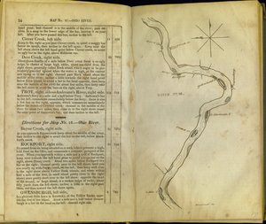Pages from The Western Pilot..., by Samuel Cummings, Published by G. Conclin, Cincinnati