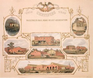 Passenger Railroad Relief Association Certificate