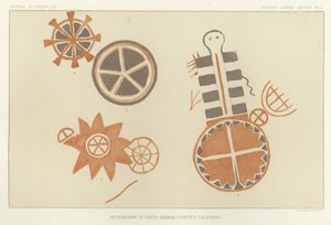 Pictographs in Santa Barbara County, California