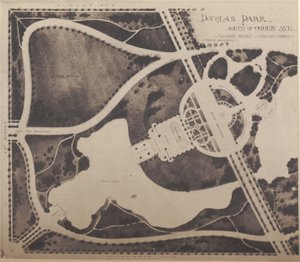 Plan of Douglas Park Winter Garden by American School