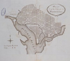Plan of the City of Washington as originally laid out in 1793 by American School