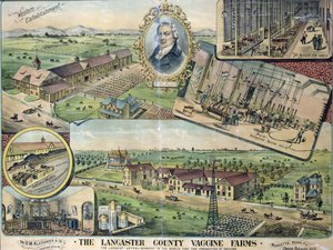 Plan of the Lancaster County Vaccine Farms, Nebraska