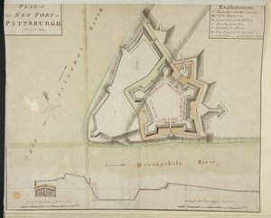 Plan of the New Fort at Pittsburgh
