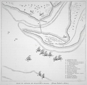 Plan of the attack on Sullivan