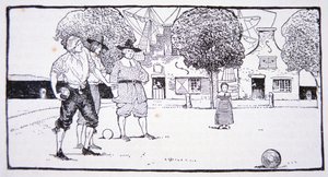 Playing Bowls in New Amsterdam in the 17th Century by American School