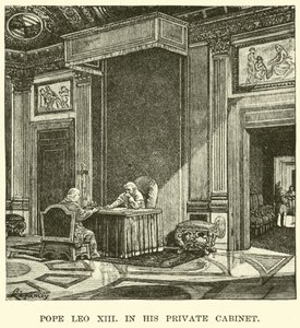 Pope Leo XIII, in his private cabinet by American School