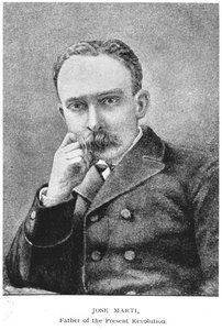 Portrait of Jose Marti (1853-95) from The Story of Cuba by Murat Halstead by American School
