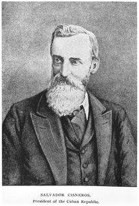 Portrait of Salvador Cisneros Betancourt (1828-1914) from The Story of Cuba by Murat Halstead by American School