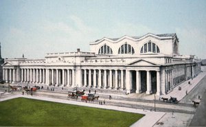 Postcard of Pennsylvania Station, New York City