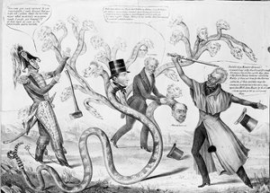 President Andrew Jackson Slaying the Hydra