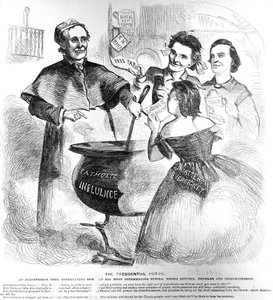 Presidential Pot Pie, from Frank Leslies Budget of Fun, 1st October, 1860 by American School