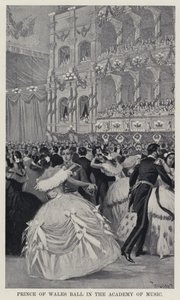 Prince of Wales Ball in the Academy of Music by American School