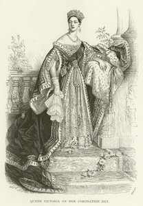 Queen Victoria on her Coronation Day by American School