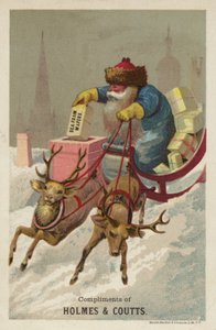 Reindeers Delivering Gifts