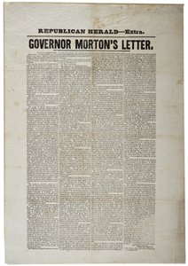 Republican Herald- Extra, 27 August 1842 by American School