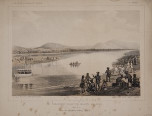 Rio Colorado - Near the Mojave Villages View No. 1 from the Left Bank Looking W. N. W by American School