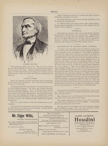 Robert Houdin, Advertisements by American School