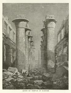 Ruins of Temple at Karnak by American School