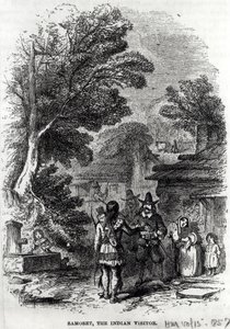 Samoset, the Indian Visitor, from 