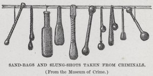 Sand-Bags and Slung-Shots Taken from Criminals by American School