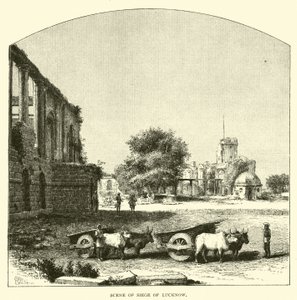 Scene of Siege of Lucknow by American School