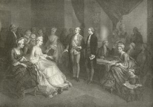 Schiller Presented to the Princess of Saxe Weimar by American School