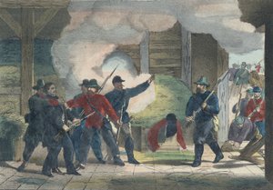 Seizure and Death of the Murderer Wilkie Booth