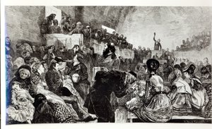 Service in the Mormon Tabernacle in Salt Lake City, 1871