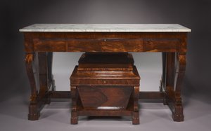 Sideboard and Cellarette, firm of Duncan Phyfe and Son by American School