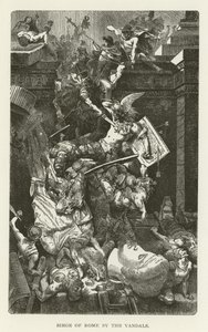 Siege of Rome by the Vandals by American School