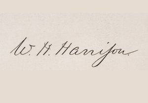 Signature of Henry William Harrison