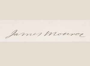 Signature of James Monroe