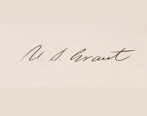 Signature of Ulysses S. Grant