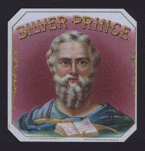 Silver Prince, cigar label by American School