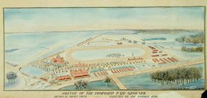 Sketch of the proposed fairgrounds, Dallas, Texas