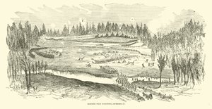 Skirmish near Goldsboro, 17 December, December 1862 by American School