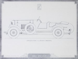 Speedster - LeMans Model, DuPont Motor Cars, 1921 by American School
