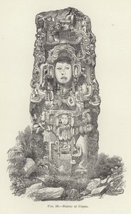 Statue at Copan by American School