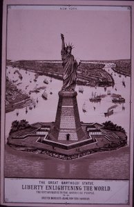 Statue of Liberty ‘To Be Erected on Bedloe’s Island’, Print of 1885